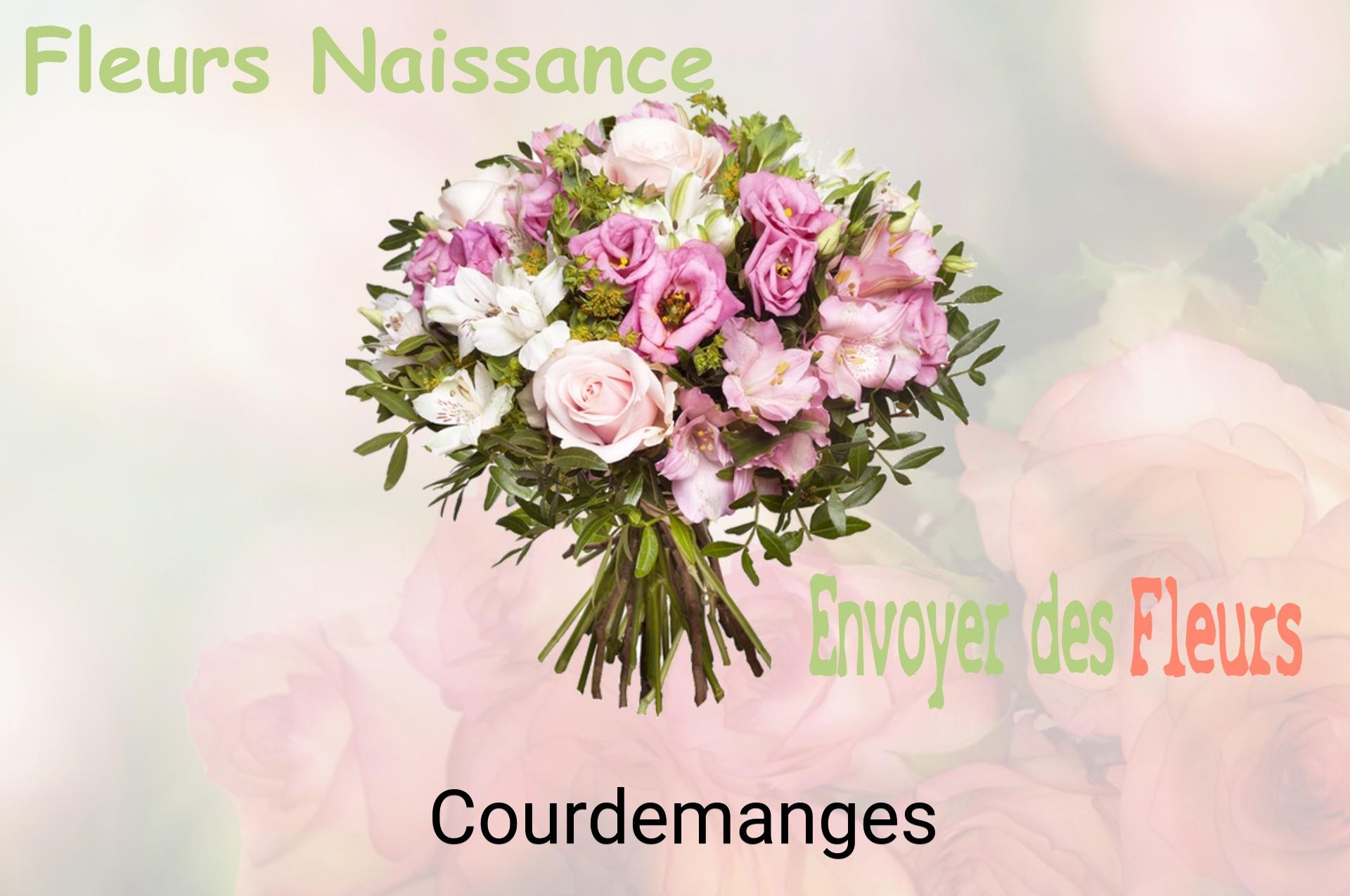Bouquet de fleurs de naissance livré à Courdemanges